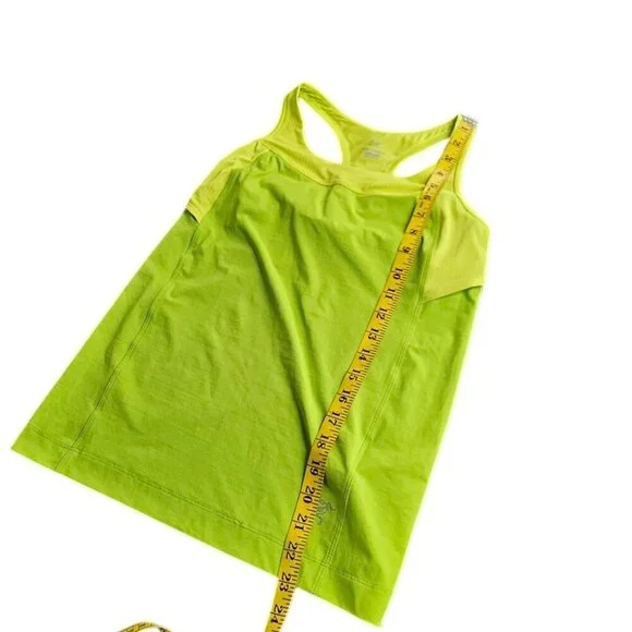 Arc'teryx Womens Cita Sleeveless Athletic Tank Top, Yellow, Green, Size Small - Picture 7 of 9